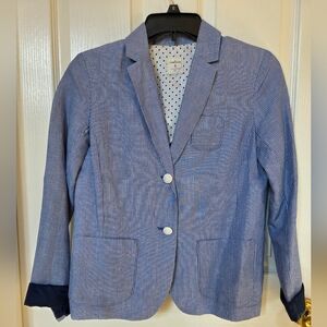 GAP Linen Cotton Striped Academy Bazer Size 4